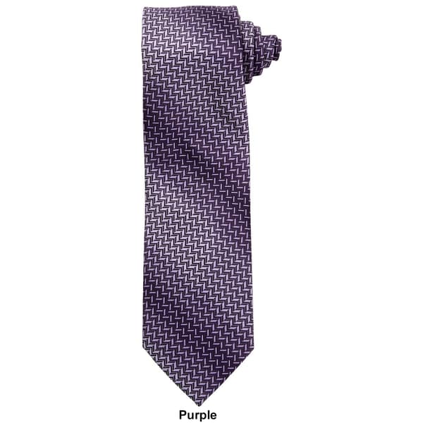 Mens Christian Aujard Zig Zag Neat Tie