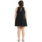 Juniors Plus No Comment Lace Neck Tiered Shift Dress - image 3