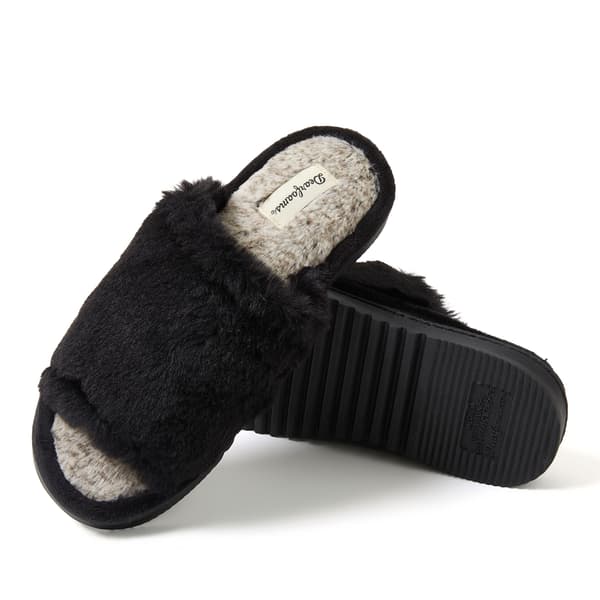 Womens Dearfoams&#40;R&#41; Scarlett Pile Slide Slippers - image 