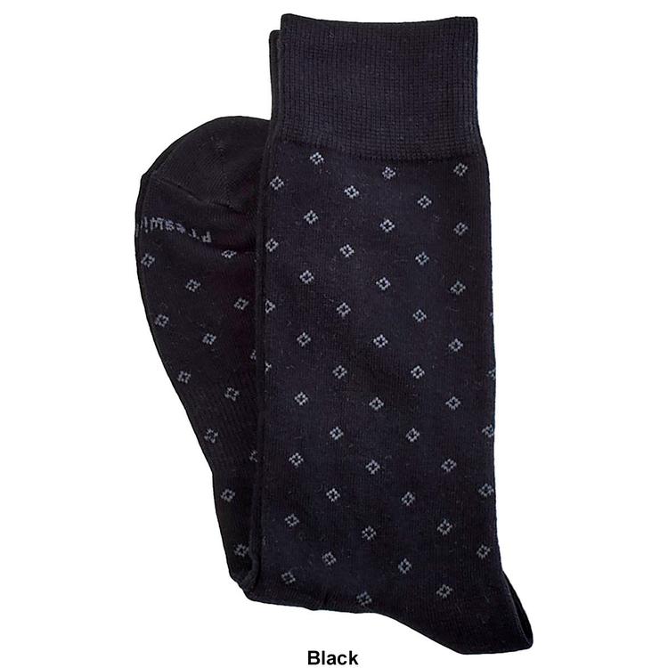 Mens Preswick & Moore Neat Diamonds Crew Socks