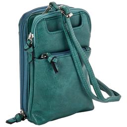Bueno Waxy Calf Crossbody Wallet