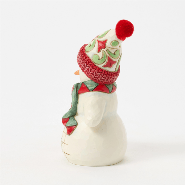 Jim Shore Heartwood Creek Snowman with Dog & Scarf Figurine