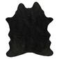 9th & Pike&#40;R&#41; Black Faux Cowhide Shag Area Rug - image 1