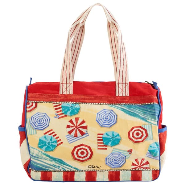 Sun ''N'' Sand Large Canvas Beach Tote