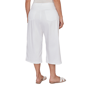 Plus Size Ruby Rd. French Riviera Embroidered Hem Capris - image 2