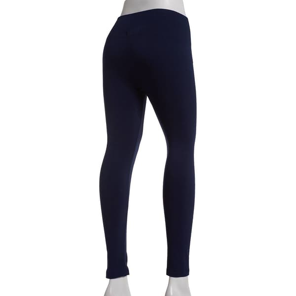 Womens Mountain Ridge Solid Navy Fleece Lined Legging
