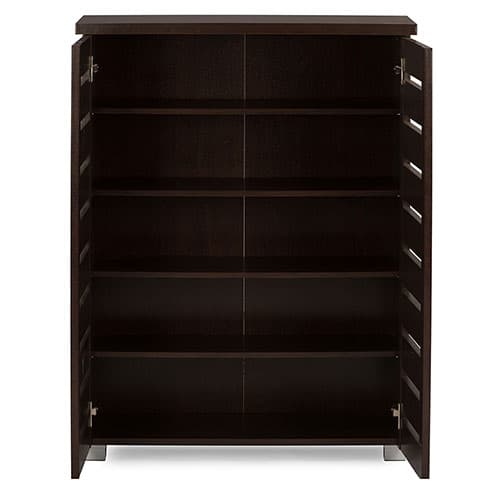 Baxton Studio Adalwin 2 Door Shoe Storage Cabinet