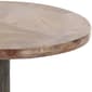 9th & Pike® Black Metal and Wood Coastal Accent Table - image 4