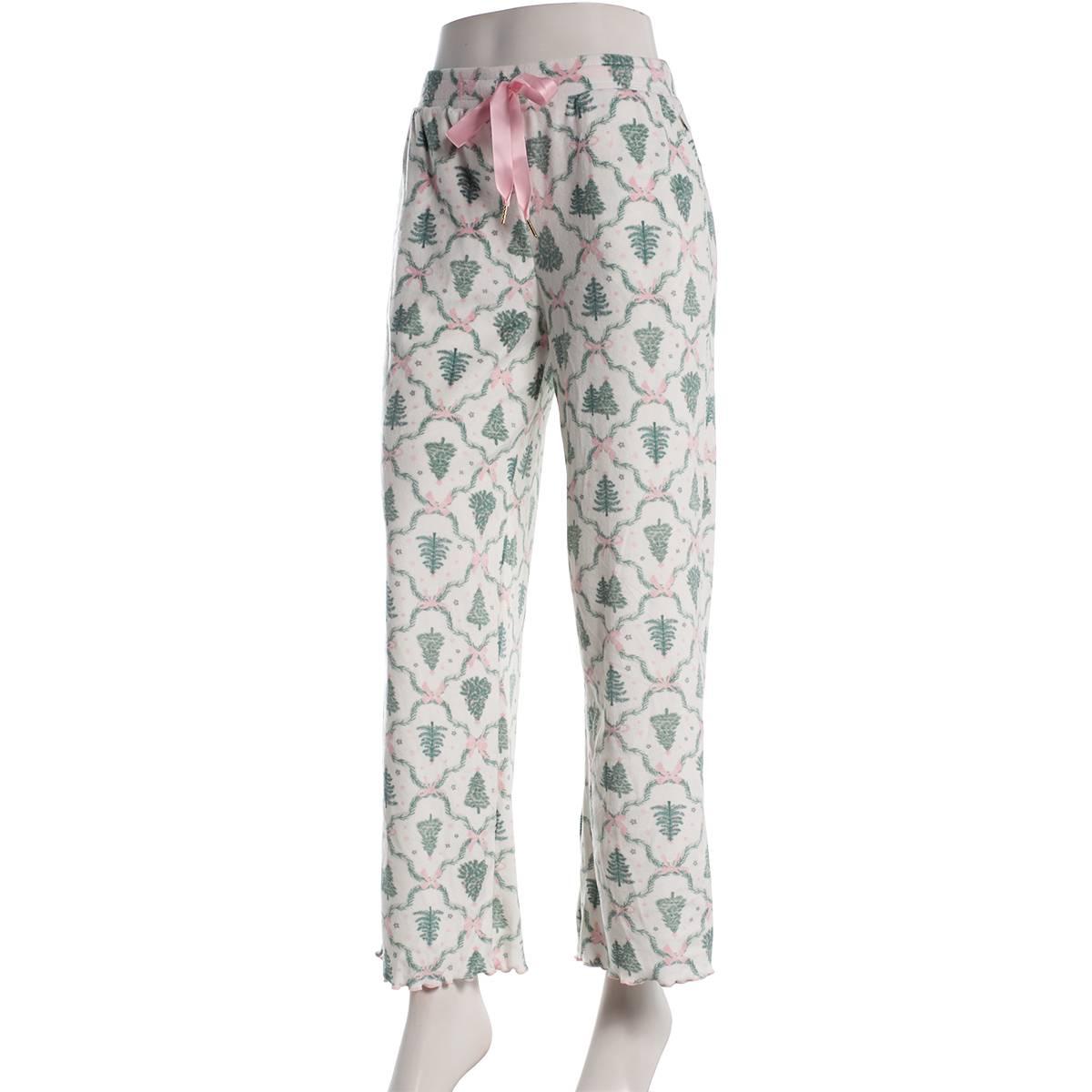 Womens Sincerely Jules Tree Velour Pajama Bottoms