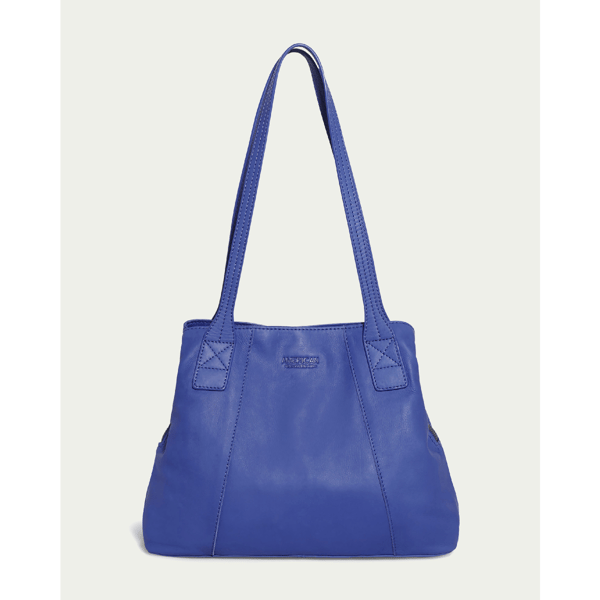 American Leather Co.Ada Triple Entry Tote $195 - image 