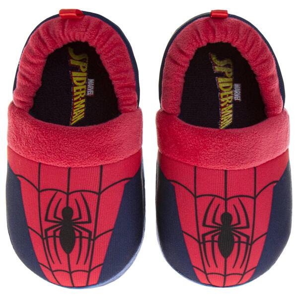 Little Boys Marvel Spider-Man Dual Sizes Slippers - image 