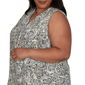 Plus Size Emaline La Vita Costiera Sleeveless Paisley Blouse - image 5