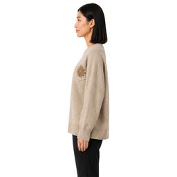 Womens Zac & Rachel Long Sleeve Daisy Floral Sweater