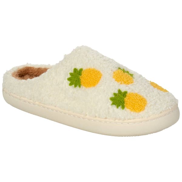 Womens Ella & Joy Lemon Clog Slippers