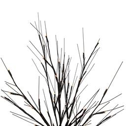 Northlight Seasonal 39in. LED Lighted Black Halloween Twig Tree