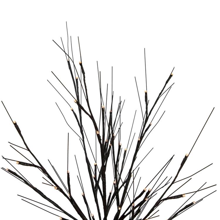 Northlight Seasonal 39in. LED Lighted Black Halloween Twig Tree