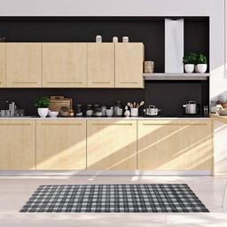 J&V Textiles Cloud Comfort Gingham Anti-Fatigue Kitchen Mat