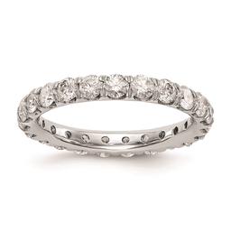 Pure Fire 14kt. White Gold Lab Grown Diamond Eternity Band