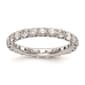 Pure Fire 14kt. White Gold Lab Grown Diamond Eternity Band - image 2