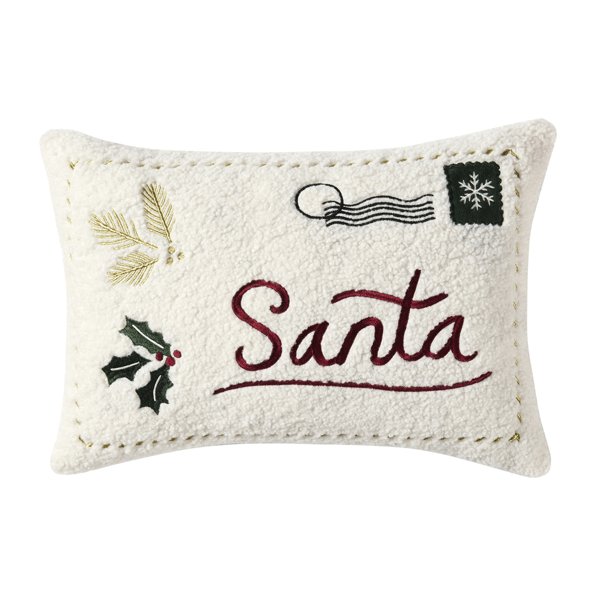 Hallmark Holiday Santa Letter Decorative Pillow - 14 x 20