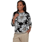 Womens Alfred Dunner Travel Advisory Dramatic Floral Sweater - image 3