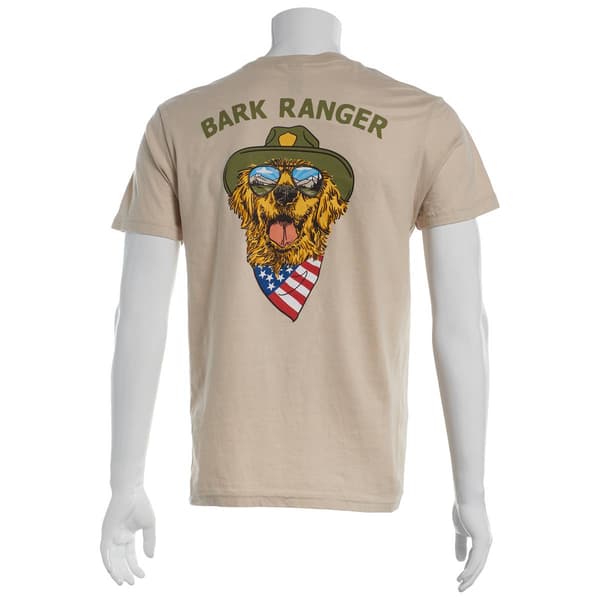Mens Bark Ranger Short Sleeve Tee - Sand