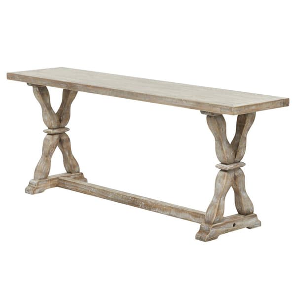 9th & Pike® Farmhouse Brown Wood Bench