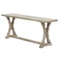 9th & Pike® Farmhouse Brown Wood Bench - image 2