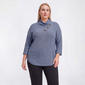 Plus Size Robert Louis 3/4 Sleeve Drop Shoulder Cowl Neck With B - image 1