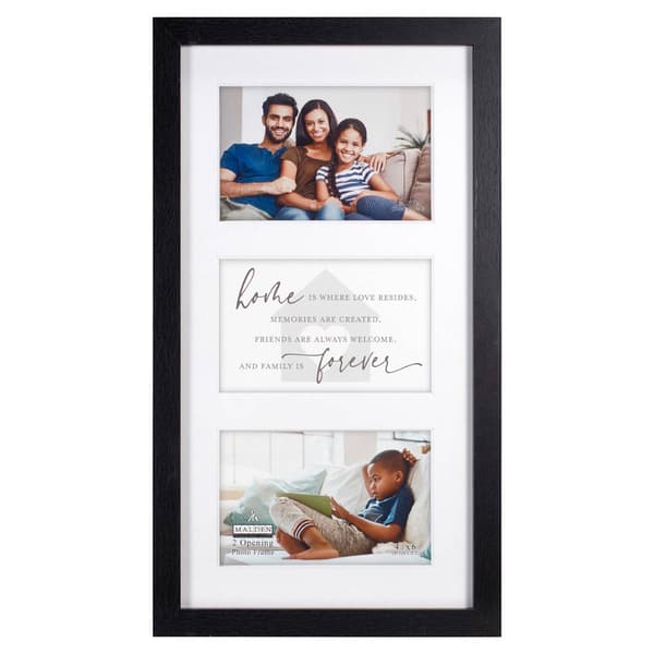 Malden 3-Opening Home Forever Matted Frame - image 