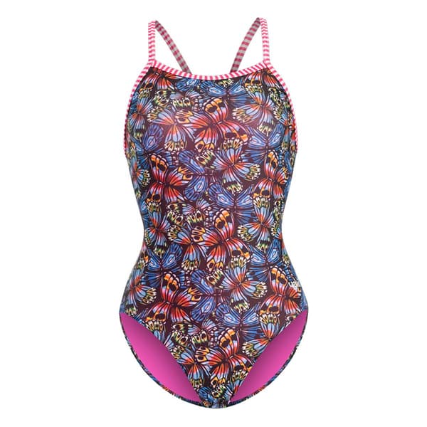 Womens Dolfin&#174; Uglies V-2 Back Flutter By One Piece Swimsuit
