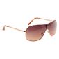 Womens Nine West Rose Gold Metal Shield Sunglasses - image 1
