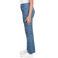 Womens Ruby Rd. Indigo Go Paisley Stretch Denim Pull-On Jeans - image 4