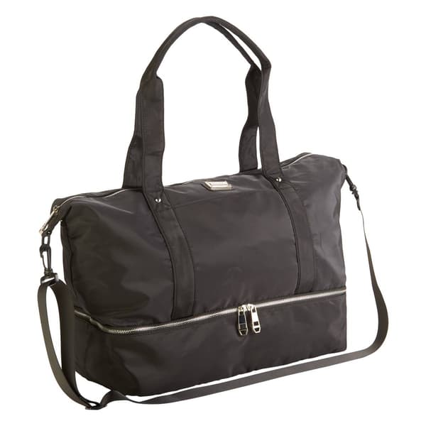 Madden Girl Nylon Weekender with Bottom Zip - image 