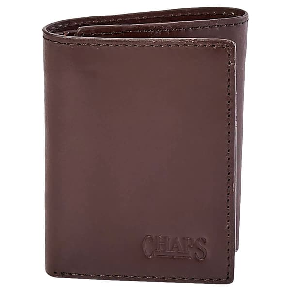 Mens Chaps Trifold Wallet - Brown - image 