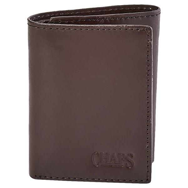 Mens Chaps Trifold Wallet - Brown - image 