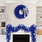 Northlight 9ft. Pre-Lit Royal Blue Pine Christmas Garland - image 3