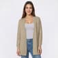 Womens 89th & Madison Long Sleeve Open Front Back Detail Cardigan - image 4