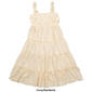 Girls &#40;7-16&#41; No Comment Smock Waist Tiered Maxi Dress - image 3