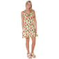 Juniors No Comment Lace Trim Strawberry Sheath Dress - image 3