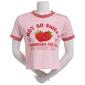 Juniors Attitude Not Included Not So Sweet Strawberry Ringer Tee - image 2