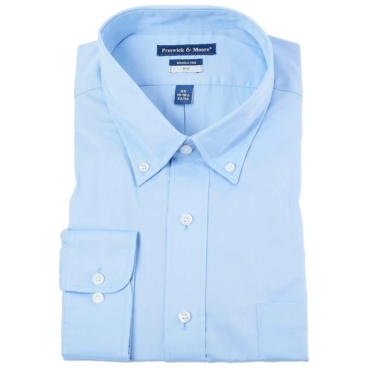 Mens Big & Tall Preswick & Moore® Wrinkle Free Dress...
