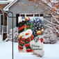 Northlight Seasonal Snowman and Birds Christmas Garden Flag - image 3