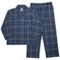 Mens Preswick & Moore® Plaid Woven Pajama Set - Blue/Black/White - image 2