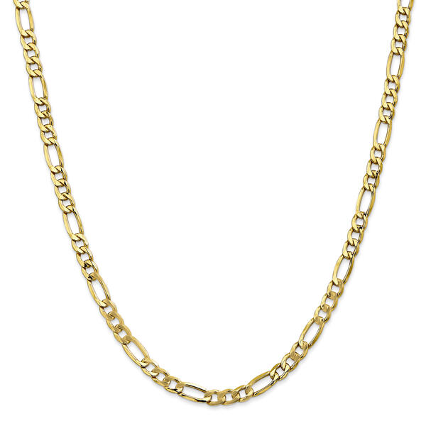 Gold Classics&#40;tm&#41; 10kt. Yellow Gold Figaro Chain Necklace - image 
