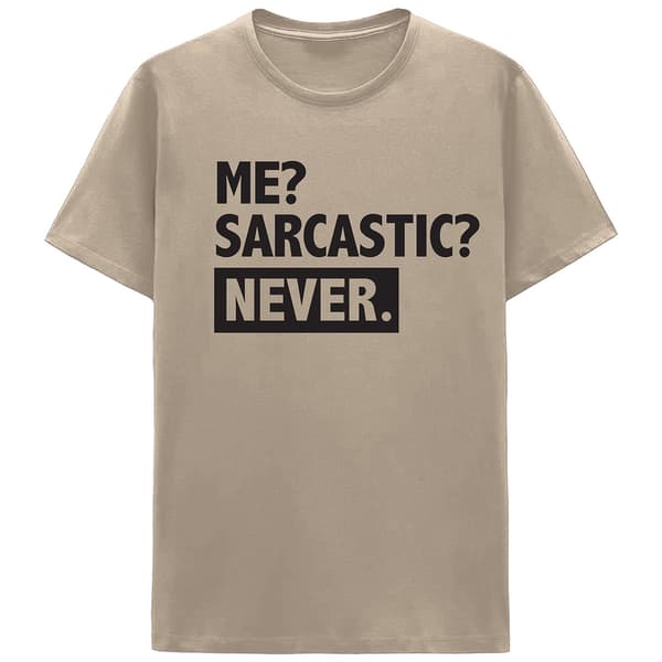 Young Mens Sarcastic Graphic Tee - image 