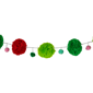Northlight 4ft. Green & Red Pom Pom Christmas Garland - image 6