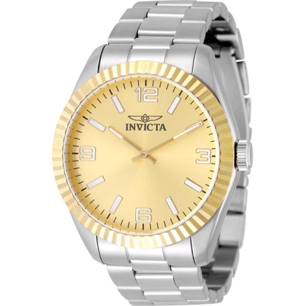 Mens Invicta Specialty Gold Dial Quartz Watch - 50576 - image 