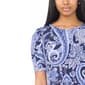 Womens MSK Puff Sleeve Paisley A-Line Dress - image 5