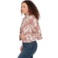 Womens Skye’s the Limit Blooming Pastels Leaf Denim Jacket - image 4